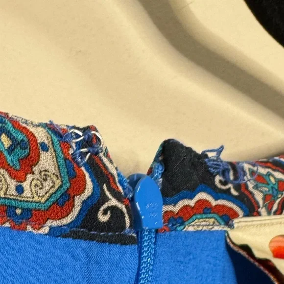 FARM Rio Blue Ainika Tiles Maxi Dress - Picture 16 of 16